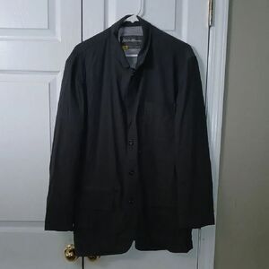 Eddie Bauer Travex Gray Voyager II Travel Blazer Coat Jacket Sz 46 NWOT